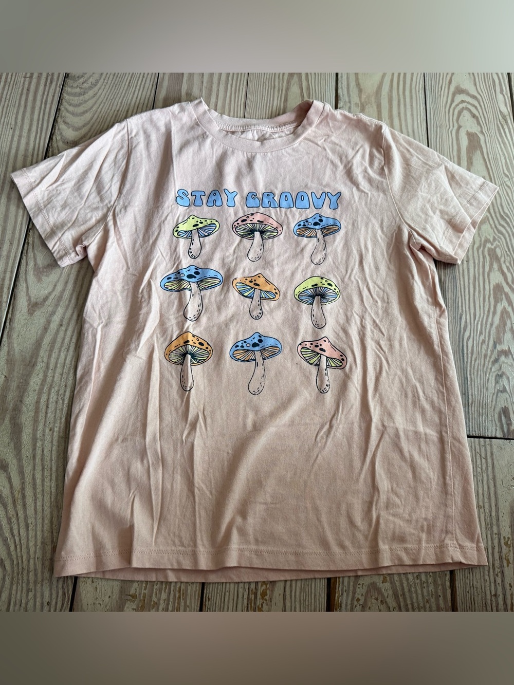 Grayson Threads Stay Groovy Mushroom T-Shirt Size M
